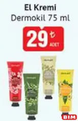 DERMOKİL EL KREMİ 75 ML fiyat ve kampanya bilgisi